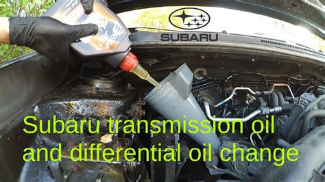 5 quarts with a drain and fill, so you will have to repeat the drain and fill a few times. . Subaru impreza automatic transmission fluid change